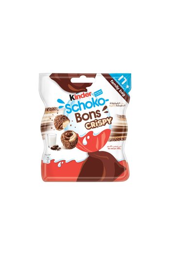Kinder Ferrero Schoko Bons Crispy Chocolate 89 g Bite Size Milk Treats with Crunchy Center