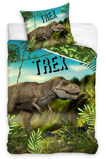 dinozauri Dinosaur bedding set 140×200cm, 70×90 cm