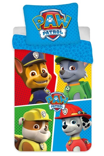 PAW PATROL Paw Patrol Colors children's bedding set 100×135cm, 40×60 cm
