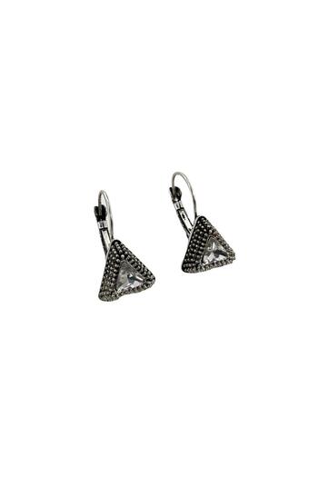 Pursehuit Silver earrings with stone, Raisa C1