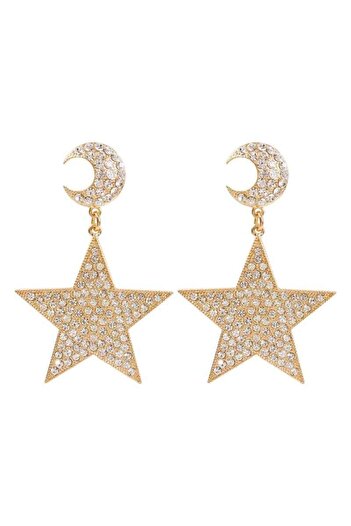 Pursehuit Gold-colored earrings, star shape, Irma C2 OUT