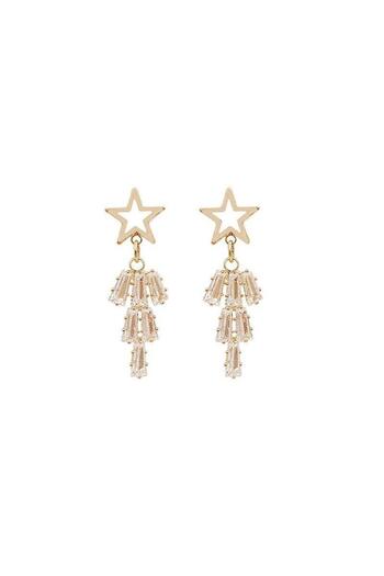 Pursehuit Golden earrings, with stars and beads, Thedor C7