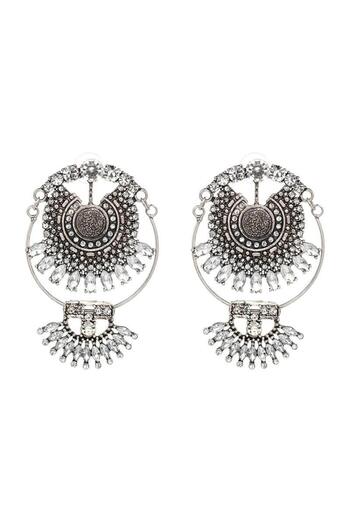 Pursehuit Silver earrings with stones Alinda C3