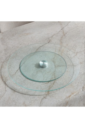 Generic Neo Lazy Susan Glass Serving Platter