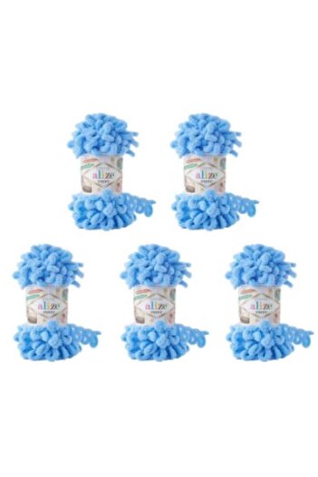 Alize Yarn Puffy Microfiber Polyester Blanket 5 Pieces