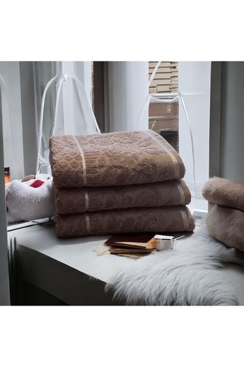 PATRU ANOTIMPURI Set of 3 face towels 50 x 90 cm 100% cotton