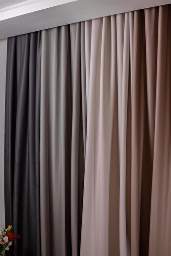 Soley Lunet | 140x270 cm (2 Adet) Blackout Fon Perde
