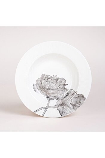 LA MESA Porcelain Dinner Set 18 Pieces Golden Garden