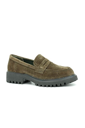 Tuna Genuine Leather Eva Sole Loafer Women's Shoes - L264192