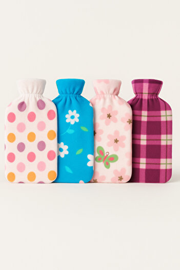 DUFF PEL 1 Pcs Thermofor Fleece Sheathed Warm Water Bag 2 Liters