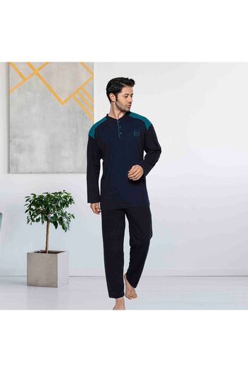 TAMPAP Men's Plus Size Oversized Pajama Set