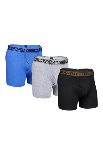 FASHION ACADEMY Mens Interlock Boxer