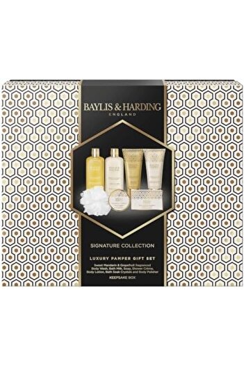 Baylis & Harding Sweet Mandarin & Grapefruit Luxury Pamper Gift Set (Pack of 1) - Vegan Friendly Bat