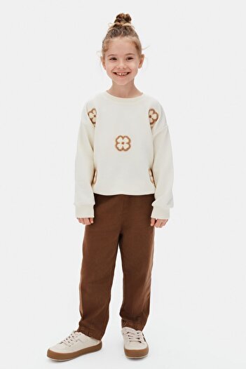 HAUSEkids 4-8 Years Old Petal Grace Girl's Suit-Ecru