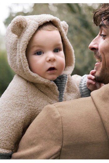 MAYORAL Baby Boy Double-Sided Plush Coat