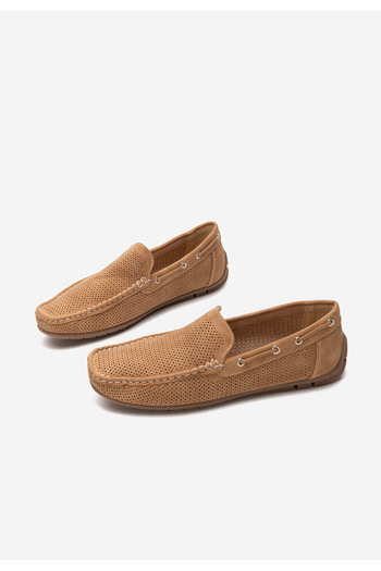 B T Shoes Mοκασινια ανδρικά Jarol χακι