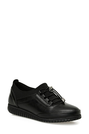 Polaris 167034.Z5Pr Black Women's Flat Shoes