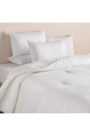 Generic Aspen Cotton Bamboo Sateen Jacquard 300 Thread Count 3-Piece Super King Comforter Set - 250x260 cm