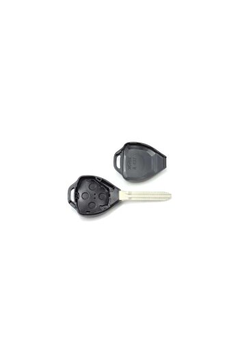 CarGuard Key Case for Toyota, 3 Buttons, with Logo, Black