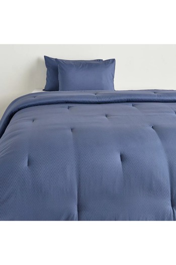 Generic Aspen Cotton Bamboo Sateen Jacquard 300 Thread Count 3-Piece Full Comforter Set - 160x240 cm