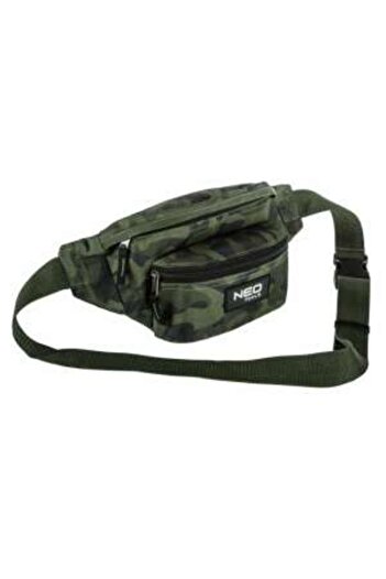 NEO Borseta turistica/calatorie, model Survival, camuflaj, 4 buzunare, curea reglabila, 26×16 cm,