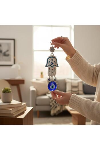 Revello Ornament, Door Decoration, Wall Decoration, with Evil Eye Beads, Colorful Wall Decoration Same Day Shipping