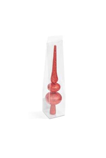 Mercaton Decor vrf de brad de Crciun rou strlucitor 30 x 7 cm
