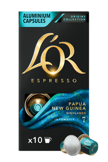 L'OR L’OR Capsules Papua New Guinea Espresso – 10 x 52g