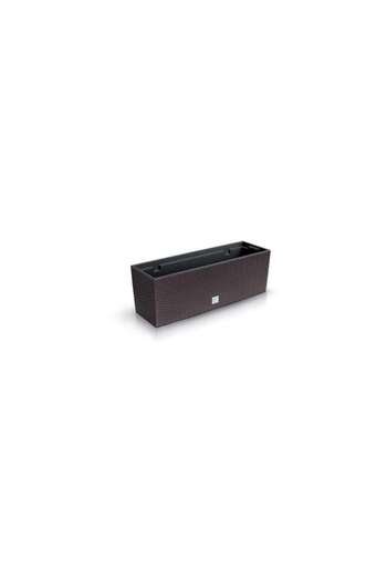 Prosperplast Decorative Planter, Rattan Imitation, Brown, 58x18x19.5 cm, Rato Case