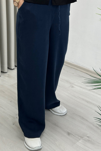 T Moda Store New Season Premium Fabric Soft Textured Flowy Women's Pants