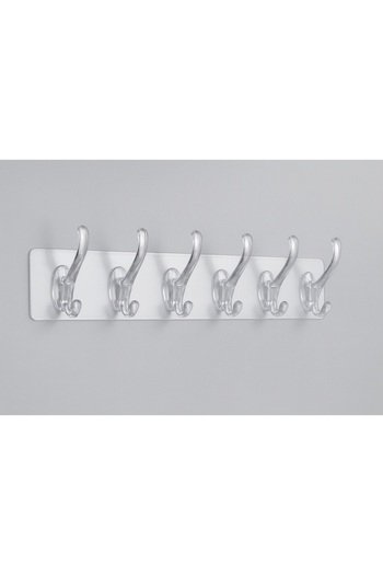 obrigado Silicone 5-Pack 29*7 Transparent Strong Self-Adhesive Door Wall Hanger Heavy Load Bearing
