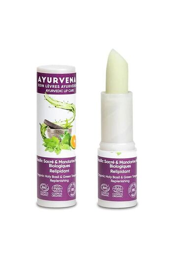 OEM Ayurvedic Lip Balm | Holy Basil + Shea Butter + Mandarin | 10 g