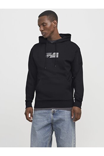 Jack & Jones Jjcorp Graphic Hooded Sweatshirt 12268422