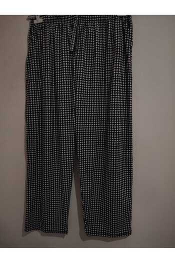 anne moda ankara Winter, Plus Size, 6-7-8 XL Suede Fabric, 2 Pockets, Draped, High Waist Pants