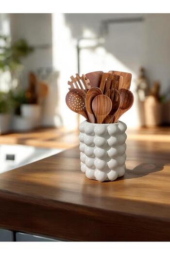 Porselian Bubble Concrete Decorative Vase |   Pampas & Bubble Design