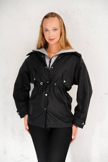 MEYASU Women's Hooded Spring Jacket