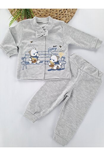 Butik Baby Boy Lion Printed Pajama Set Gift Set Double Pajama Set