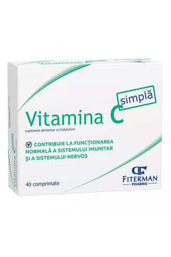 Fiterman Vitamin C 180mg, 40 Tablets,