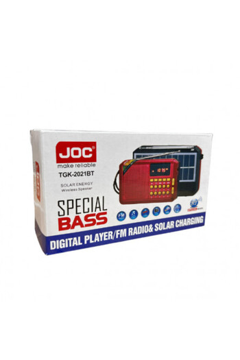 Poro Online Portable Speaker JOC 2021 BT Solar Charging, Bluetooth, MP3, USB