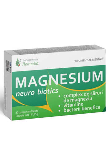 Remedia Magnesium Neuro Biotics, 30 capsule,