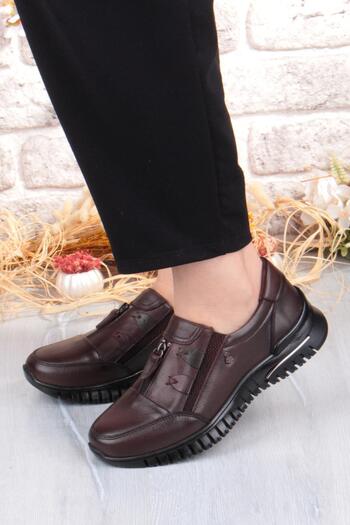 Pepita Z006 Comfort Soft Flexible Rubber Non-Slip Sole Genuine Leather Women's Shoes