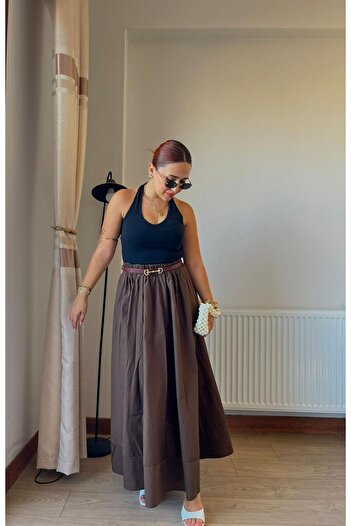 Tugem Women's poplin skirt