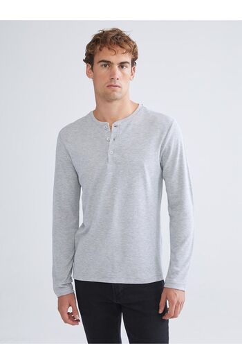 LC Waikiki Create Your Style with Uzg Store |   Crew Neck Long Sleeve Men's Pajama Top
