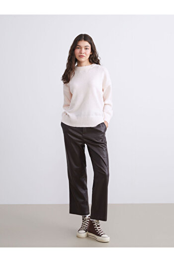 LC Waikiki Crew Neck Oversize Women's Knitwear Sweater