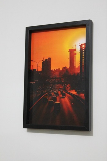 LİFE GLOBAL Picture Frame Black 20X30 Single Piece with Picture and Plexi Protection
