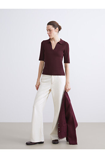 LC Waikiki Polo Neck Women's Knitwear Sweater