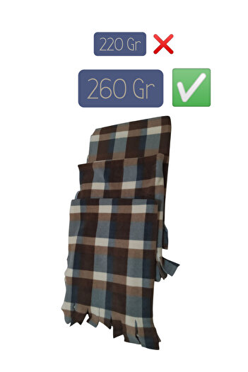 MUTLUGYM Polar Winter Square Patterned Shawl for Cafe, Restaurant, Hotel, 3 Pcs