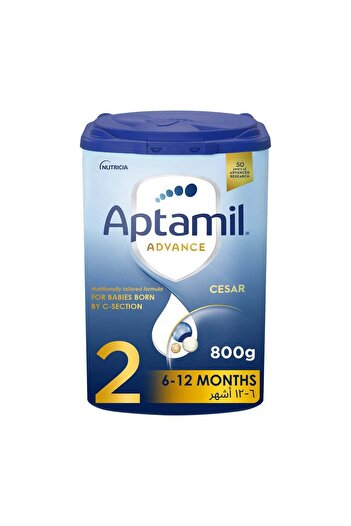 Aptamil Advance Cesar 2 Follow On Formula Milk Plain 800grams Single