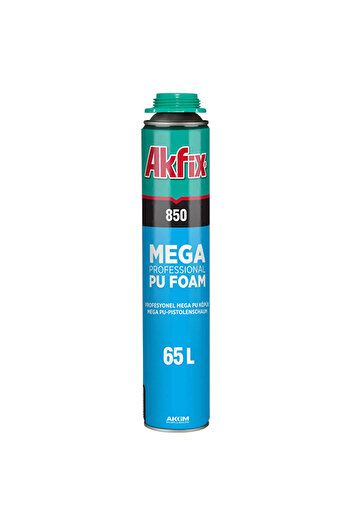 Akfix Mega PU foam for mounting gun 850ml 850