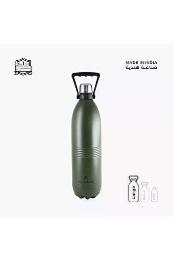 Generic Stainless Steel Water Bottle - 1.75 L